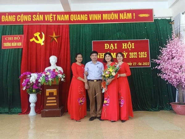 ĐẠI HỘI CHI BỘ NHIỆM KỲ 2022 - 2025 TRƯỜNG MẦM NON ĐỨC LONG