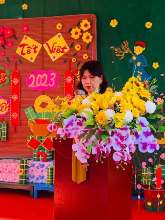 TRƯỜNG MẦM NON ĐỨC LONG TỔ CHỨC CÁC HOẠT ĐỘNG TRẢI NGHIỆM VỚI CHỦ ĐỀ " TẾT VIỆT"