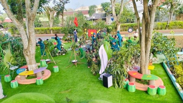 TRƯỜNG MẦM NON ĐỨC LONG TỔ CHỨC CHUỖI HOẠT ĐỘNG Ý NGHĨA CHÀO MỪNG NGÀY 22/12