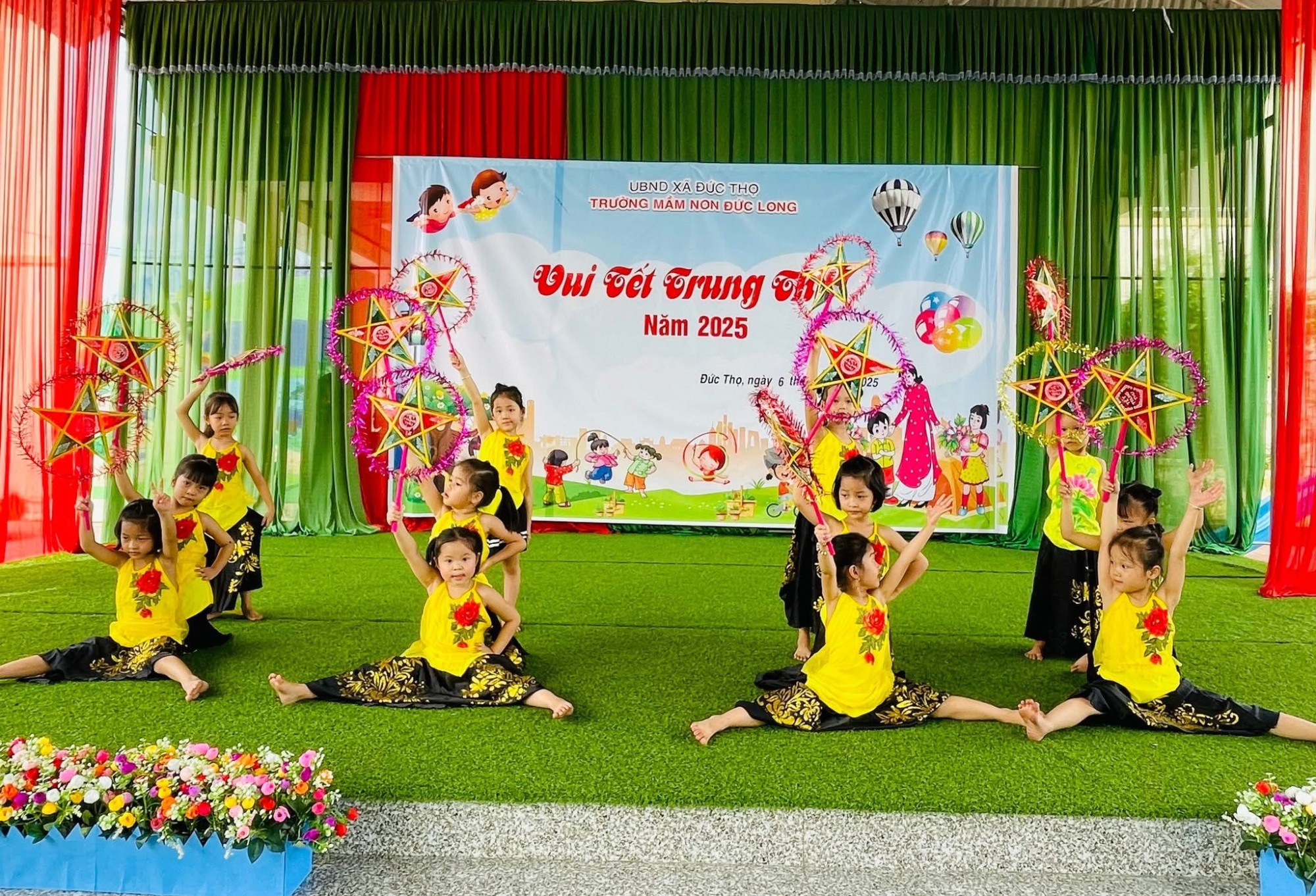 Trường Mầm non Đức Long Tưng Bừng Tổ Chức Hoạt Động “Vui Tết Trung Thu” Cho Các cháu